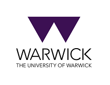 A purple logo for the University of Warwick