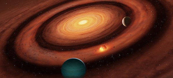 Sandwiched planets