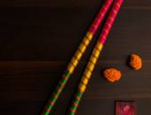 Coloured sticks