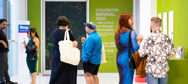 Guests at the Coventry Biennial opening night