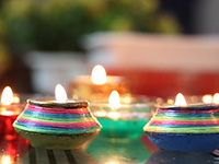 Diwali tealights