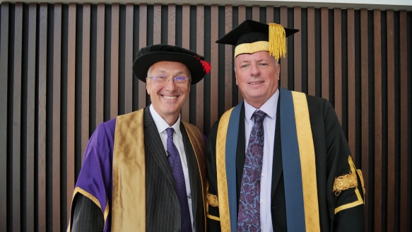 Professor Stuart Croft and Professor Michael Harkin