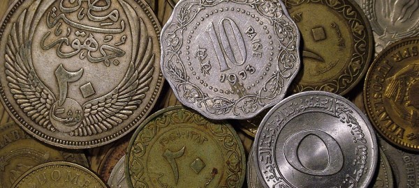 A selection of old coins