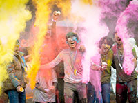 Holi colour party