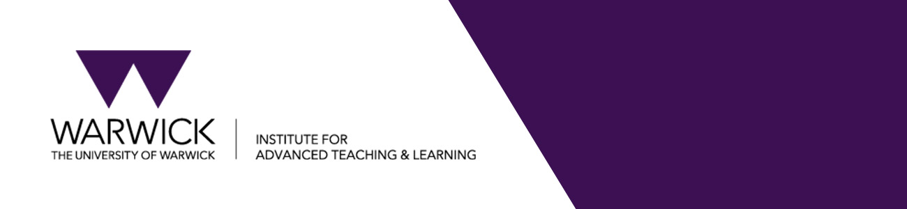 Institute for Advanced Teaching and Learning Warwick University logo aubergine