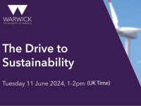 text about The Drive to Sustainability