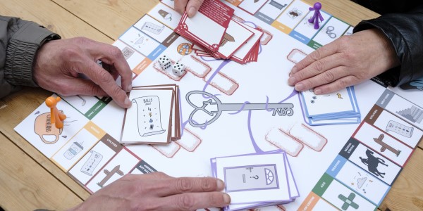 Homeless monopoly game