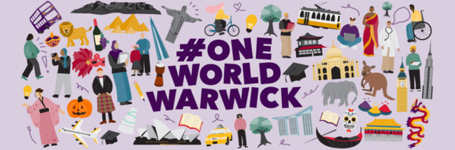 One world banner logo