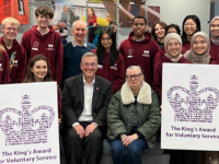 Warwick volunteers sat with VC