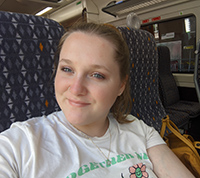 Library takeover student contributor Olivia