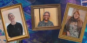 Frames with people in them