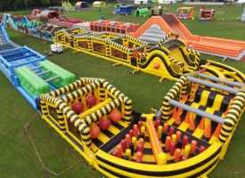 Inflatable course